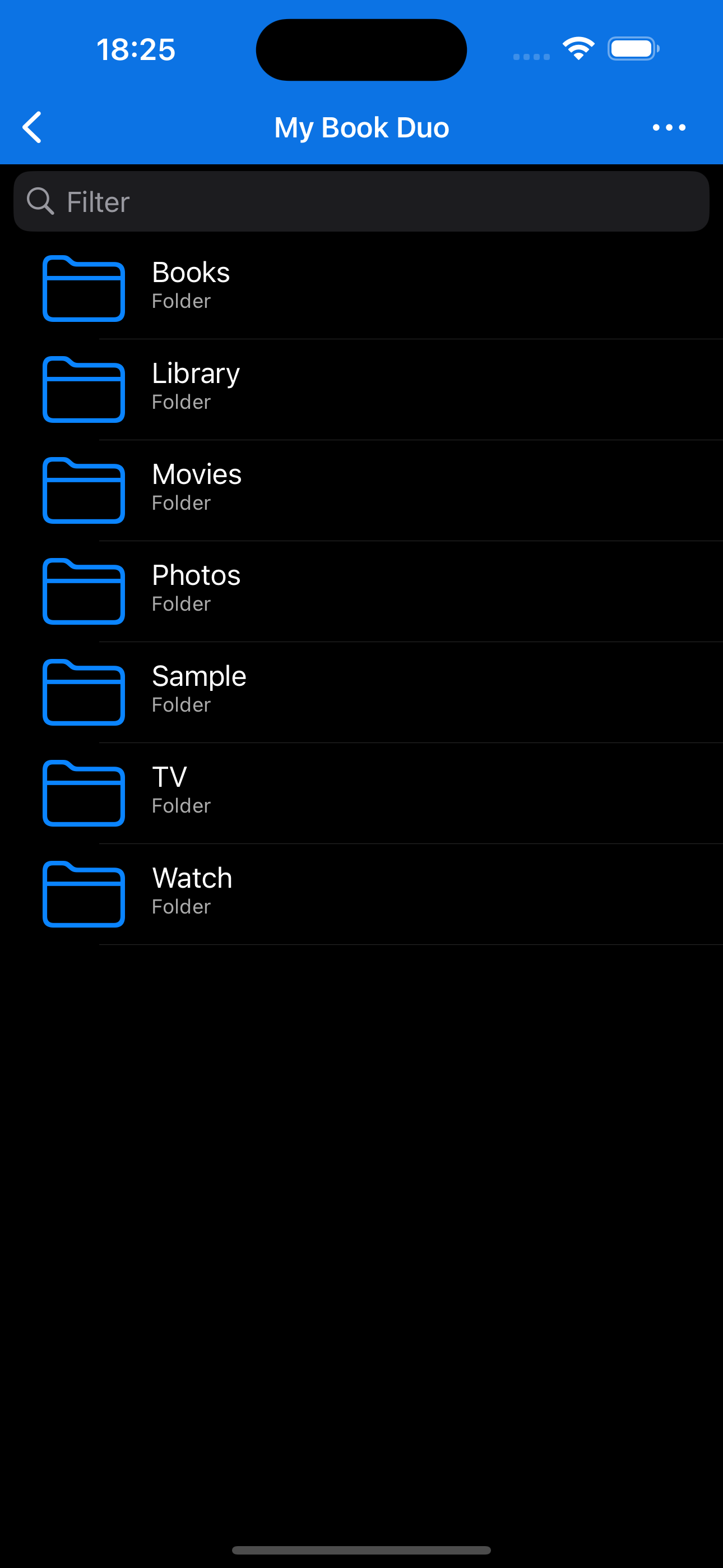 File Explorer & Player showing folders on a connected Mac